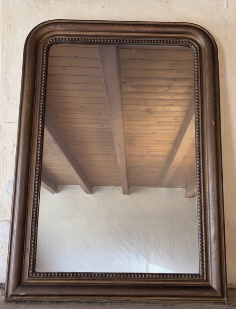 Large Louis-Philippe mirror 19th century - 80 x 107 cm