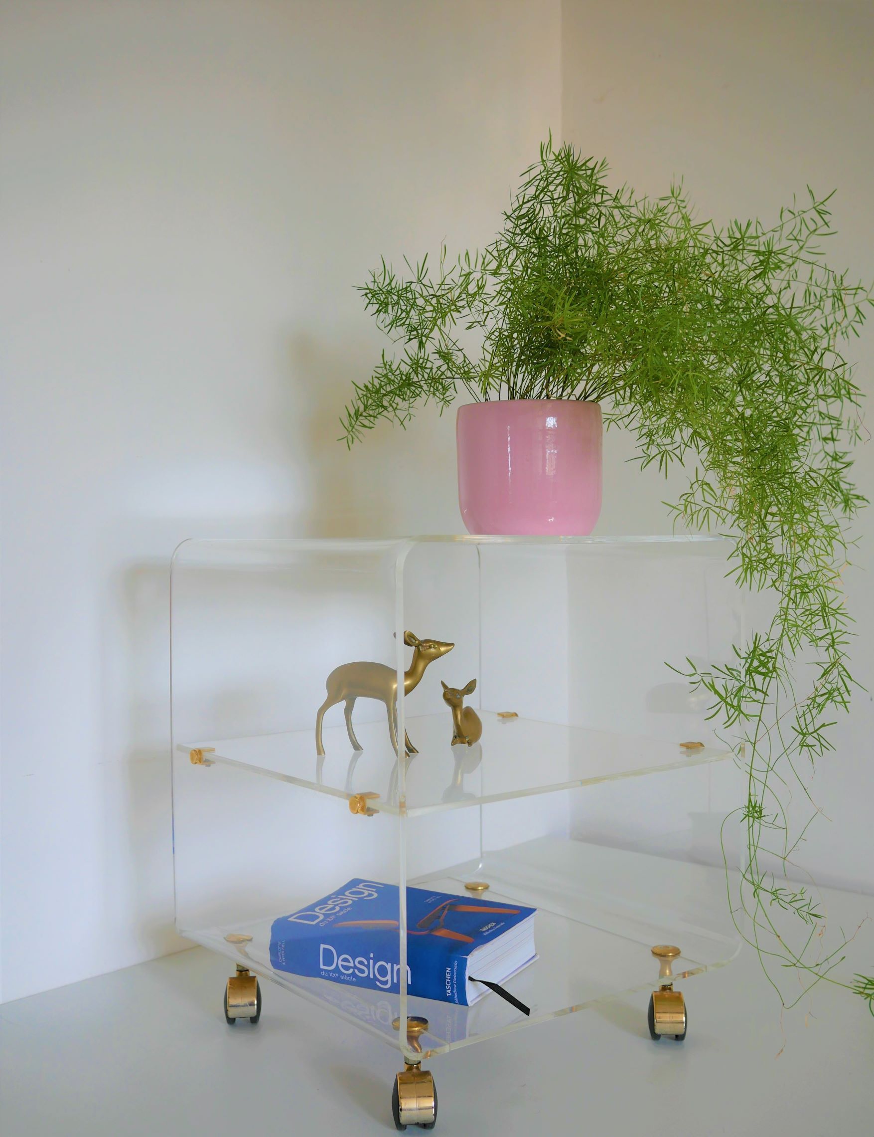 Table basse en plexiglas par M.Dumas pour Roche Bobois années 70