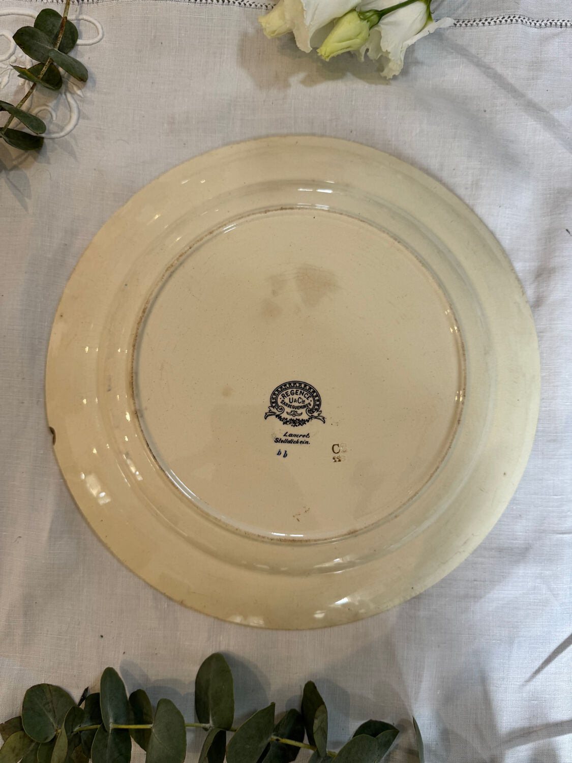 Vintage Sarreguemines plate