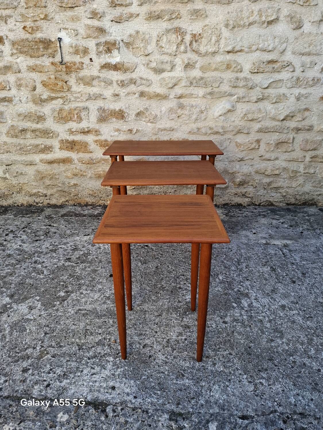 Scandinavian nesting tables