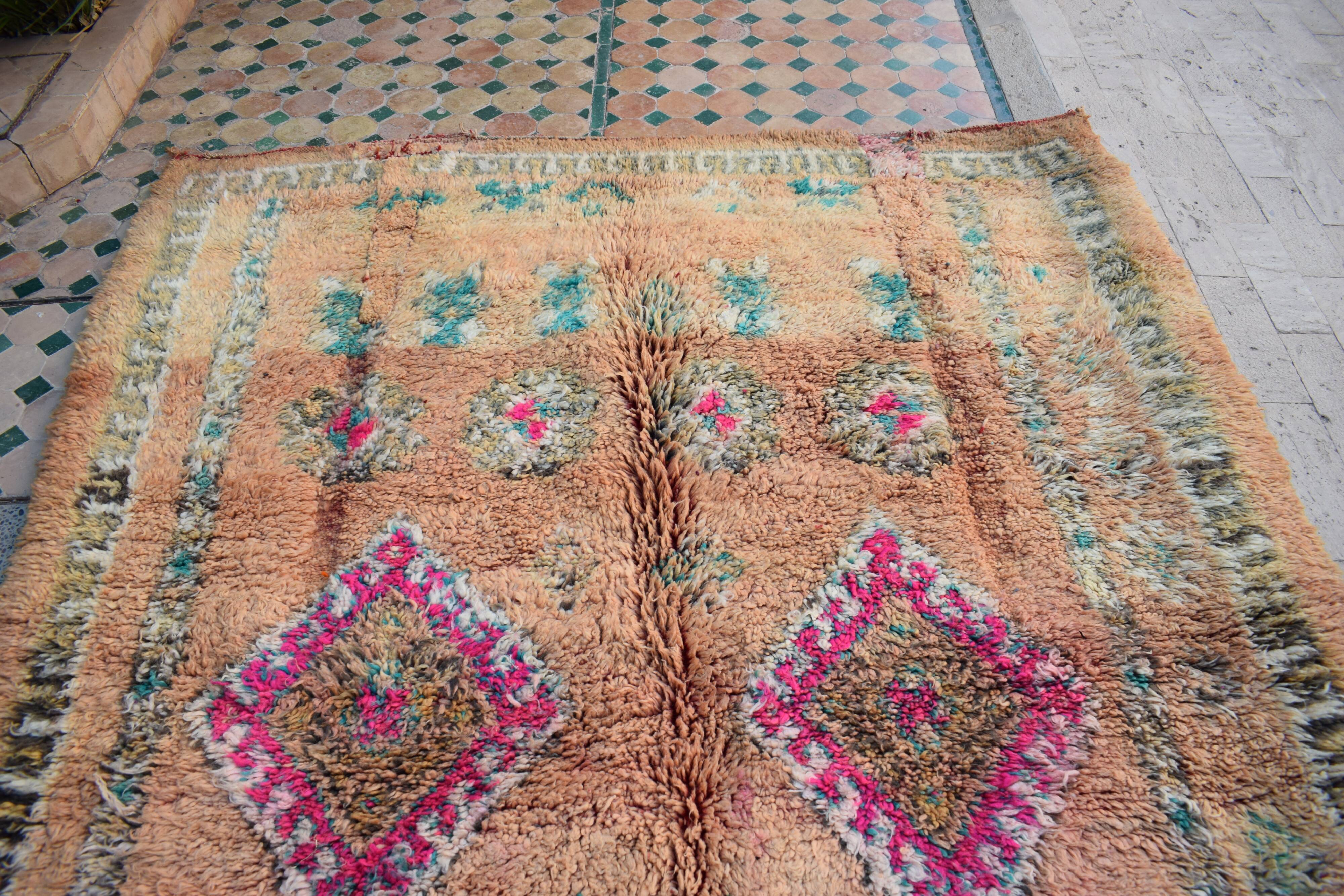 Vintage Moroccan Berber rug