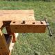Antique wooden joiner's workbench / complete workbench