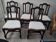 5 renovated Louis XV style chairs