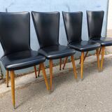 Lot of 4chaises Bauman essor
