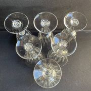 6 verres à vin baccarat service côte d’azur -taille n°3 - estampillés