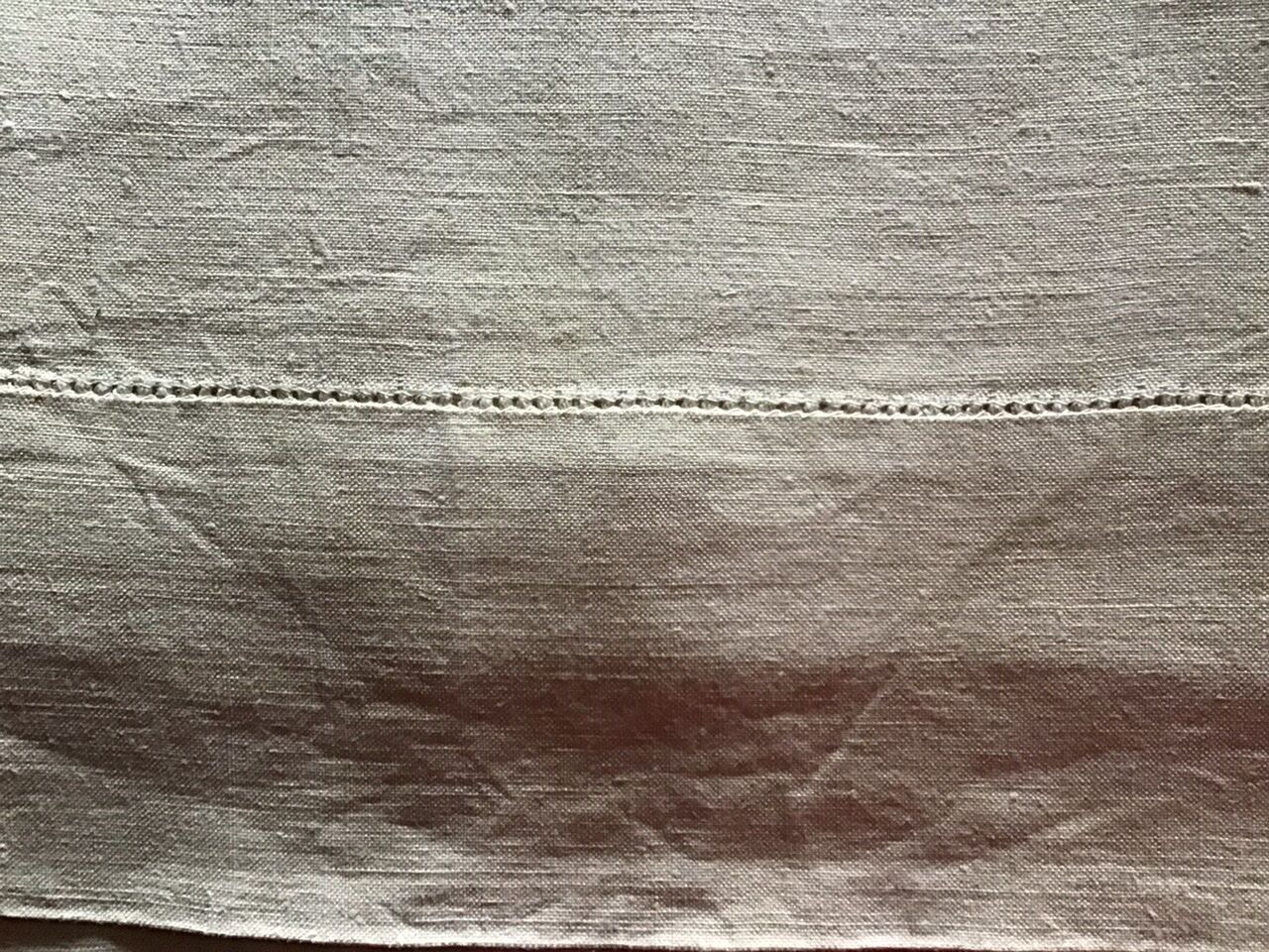 Linen sheet 2 people marked MB