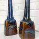 Pair of Scandinavian ceramic table lamps, Søholm Stentøj, Denmark, 1960