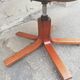 Vintage leather office armchair