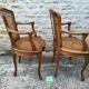 Louis xv style canne chairs