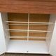 1980s Scandinavian wooden shoe storage cabinet dresser