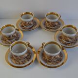 Set of six Cups and Saucers by Epiag 1950