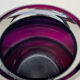 Round vase glassware Fains hyalite Art Deco