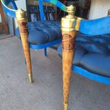 Pair of Rampazzi chairs, Italian