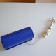 Tubular wall lamp vintage ikea years 80 blue