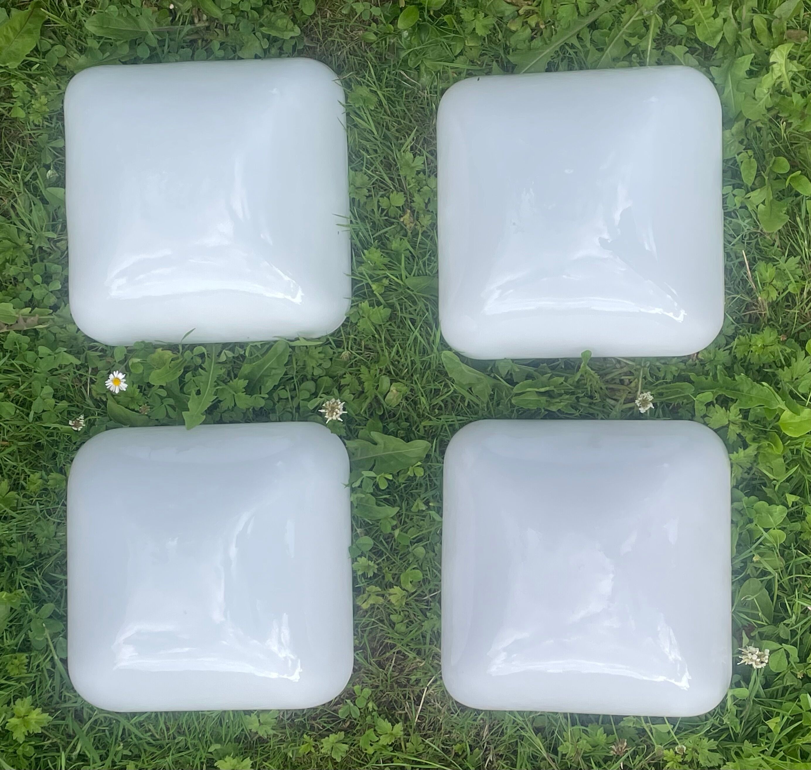 Set of 4 ceiling lights year 70