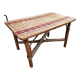 Vintage wicker rattan coffee table