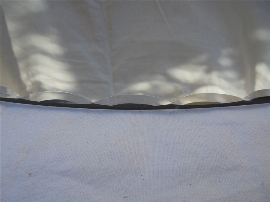 Oval mirror bevelled borders 60 x 43