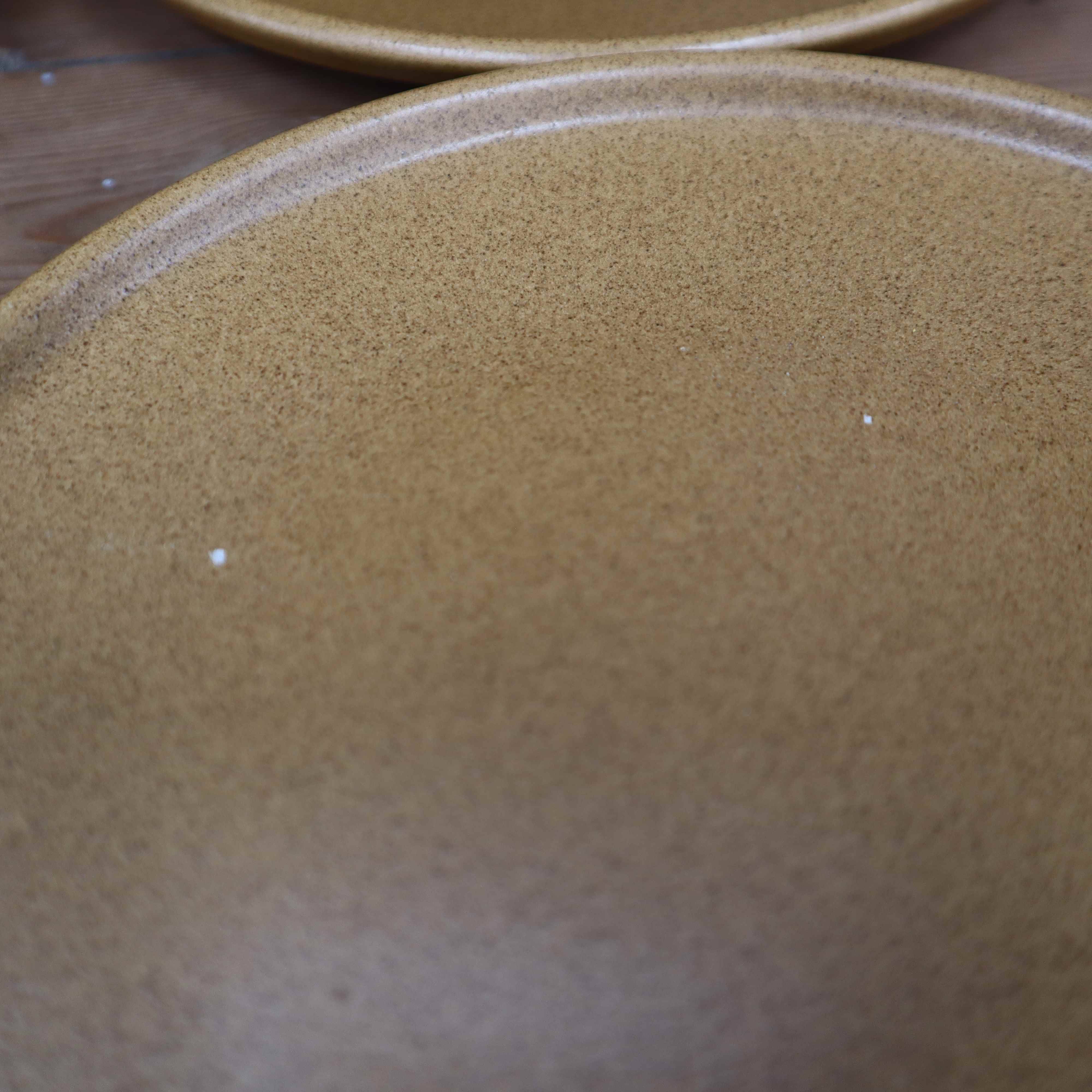 Set of 6 vintage Rigny stoneware plates