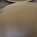 Set of 6 vintage Rigny stoneware plates