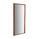 Mid-Century German teak wall mirror from FF Geschliffen , 1960s