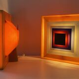 1 of 2 Bent Karlby Kvadrille wall table lamp for Lyfa, Denmark 1960s