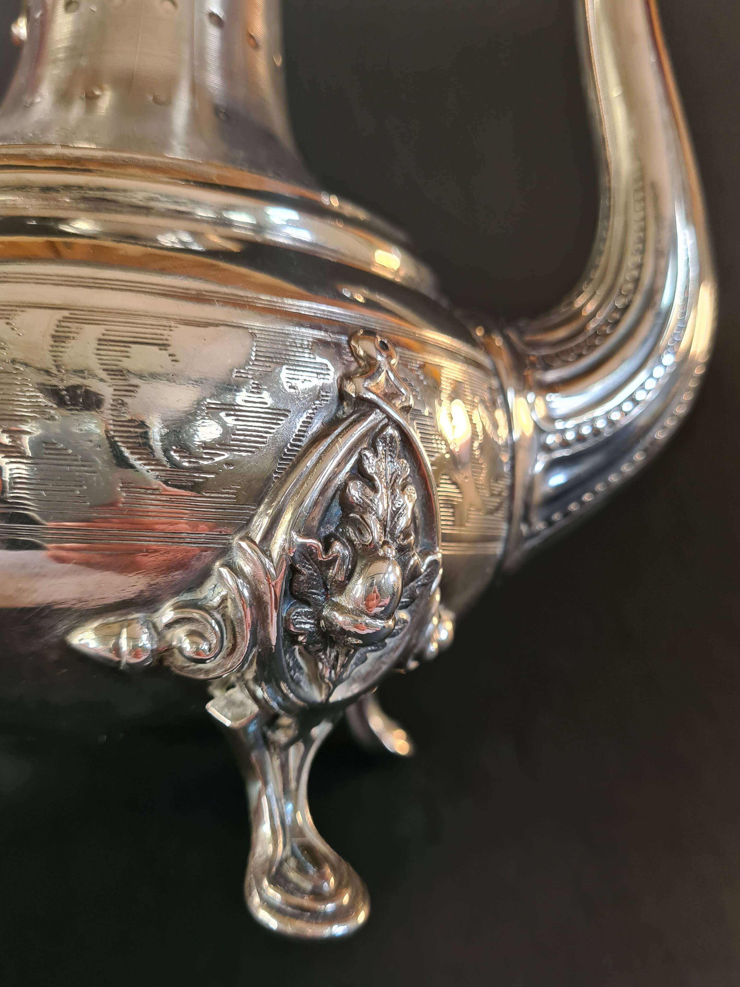 Antique silver-plated pitcher – Louis XVI style