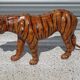 Genuine leather animal, tiger measuring 58 cm.