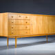 Buffet en pin du milieu du siècle de Musterring International, années 1960