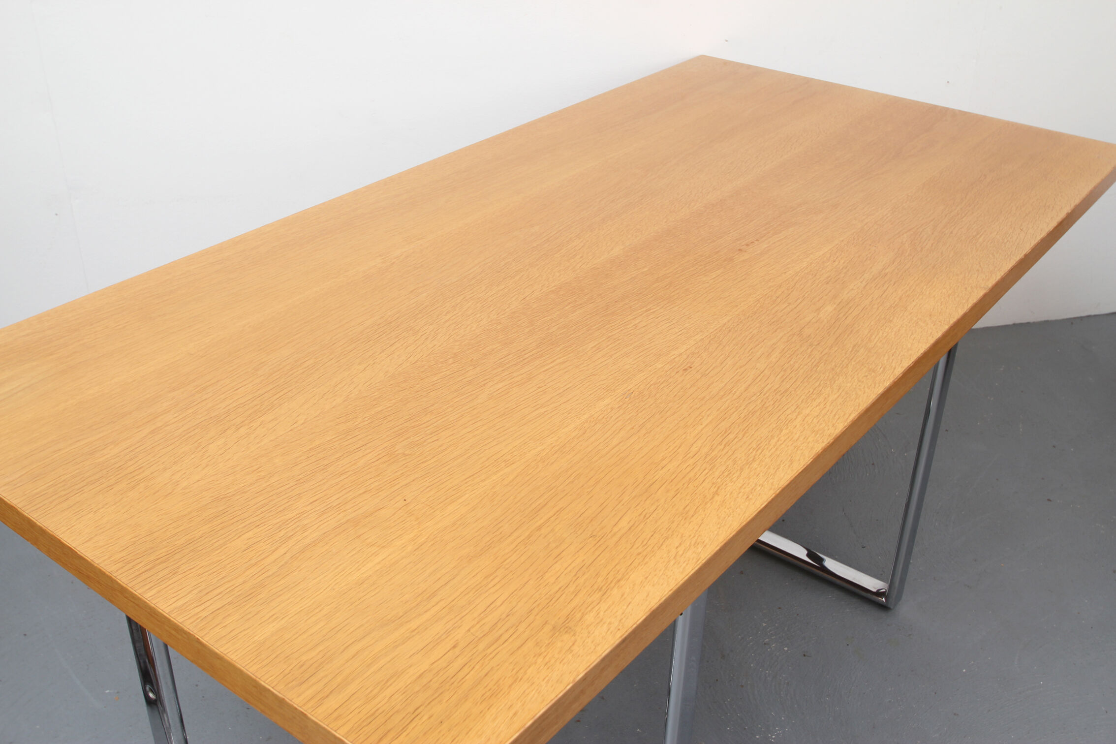 Desk office in light oak - 1970s