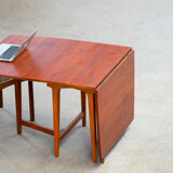 Table scandinave vintage pliante 1960