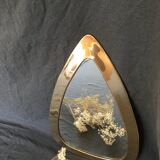 Golden drop mirror   28x42cm
