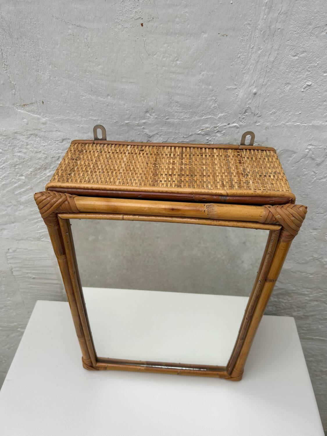 Vintage rattan hanging furniture