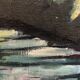 Tableau paysage sous bois XXe