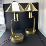 Brass lamp høvik lys jonas hidle denmark 1970 vintage scandinavian design
