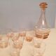 Ensemble carafe et 12 verres