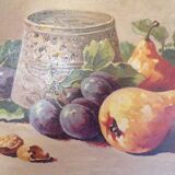 Still life on signed panel