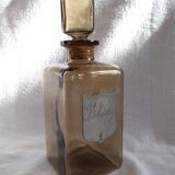 Smoked glass whiskey decanter