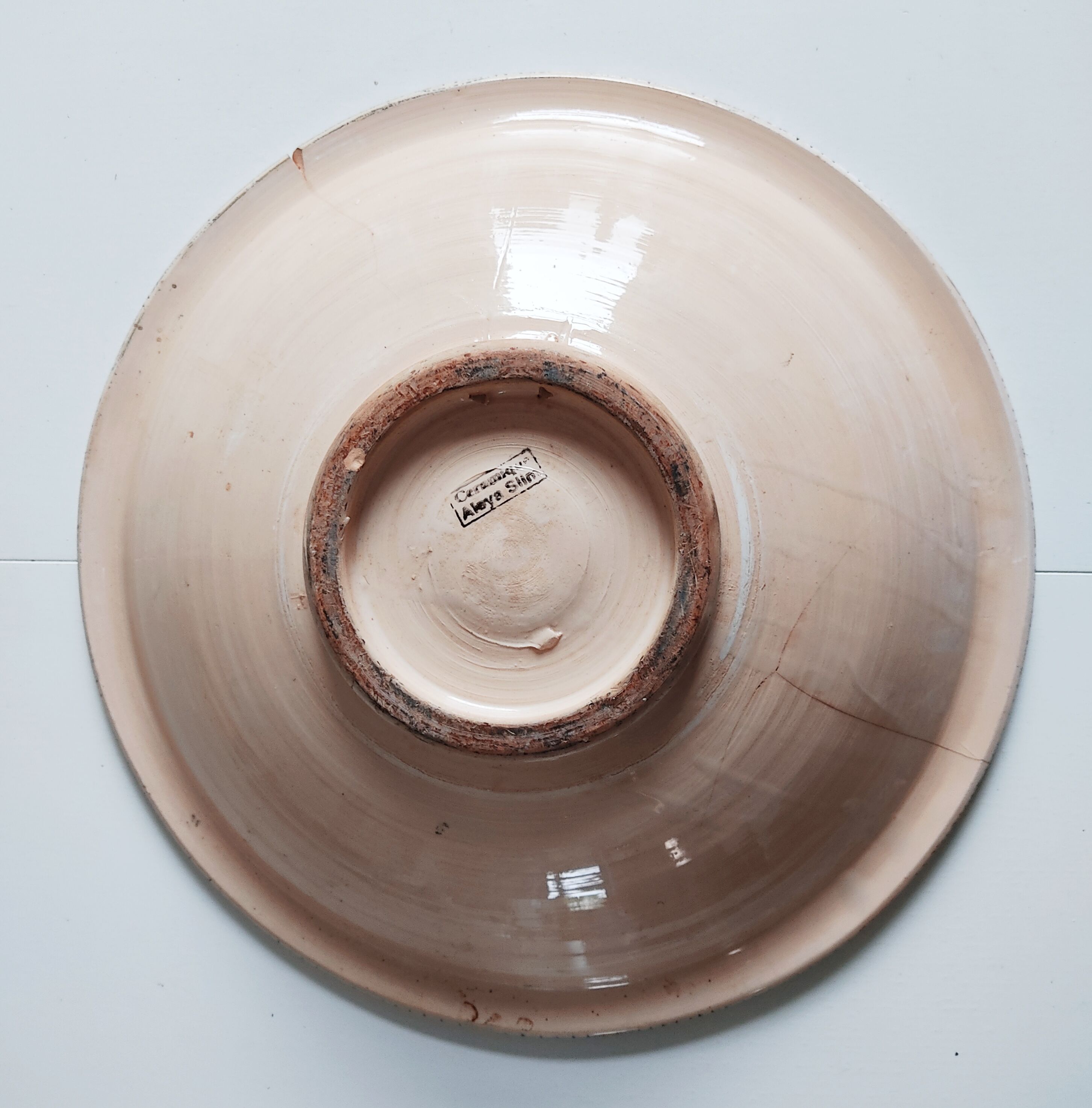 Empty turkish ceramic pocket