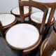 Chaises de salle à manger en bois courbé des années 1960, lot de 6