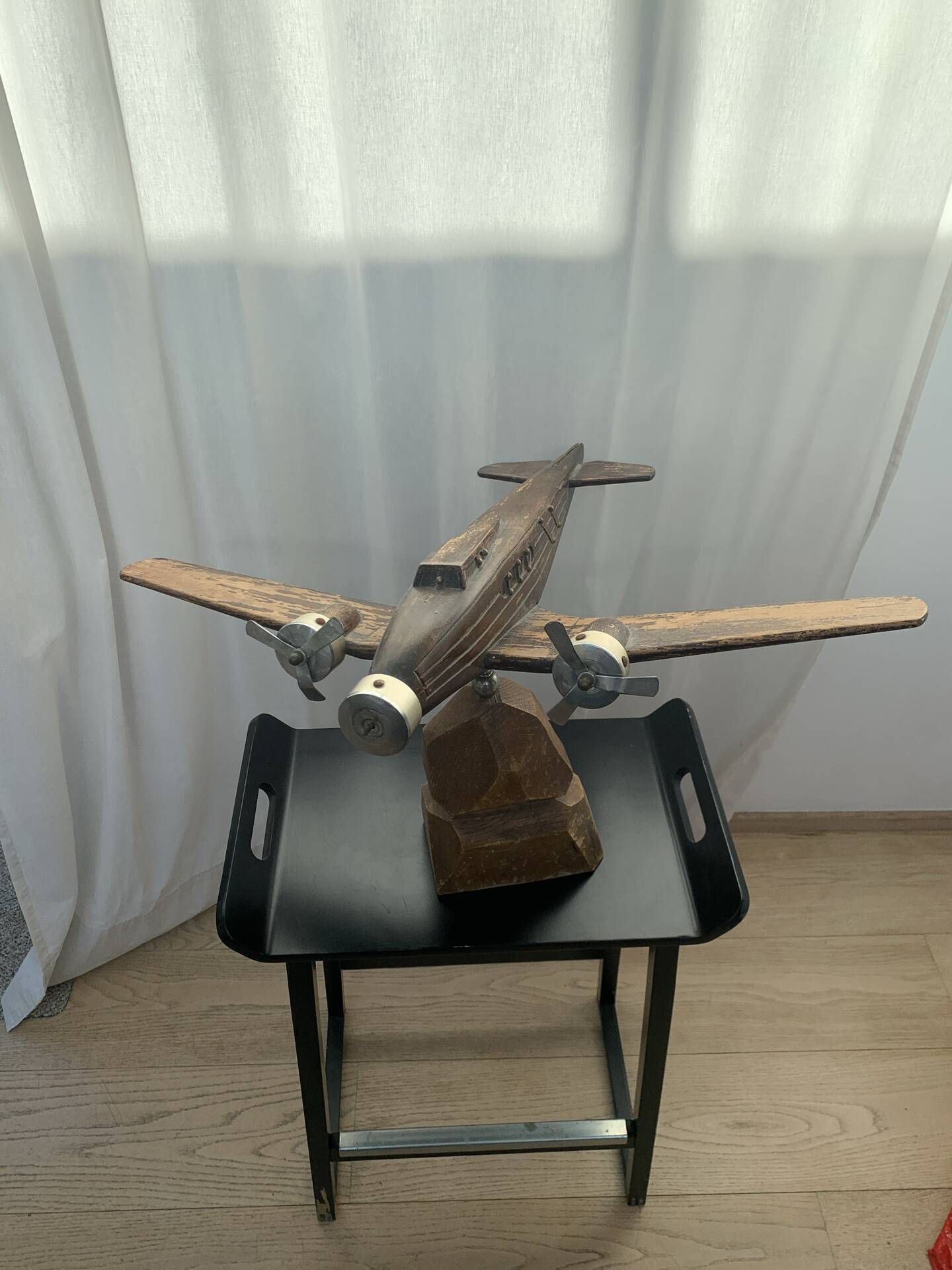 Wooden airplane