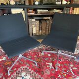 pair of Charles & Ray Eames chairs for Herman Miller model EA 106