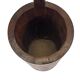 Vintage umbrella stand holder oak basket storage design 60's minimalist