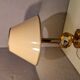 Lampe de table en laiton avec décoration informelle, années 1960