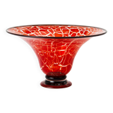 Transjö Hytta cracked glass bowl (Sweden)