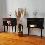 Pair of vintage bedside tables