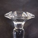 Ancient carafe with its cut crystal bouchon