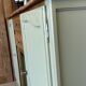Buffet vintage en bois et vert sauge
