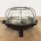 Brown Industrial Bakelite Wall or Ceiling Light, 1970s