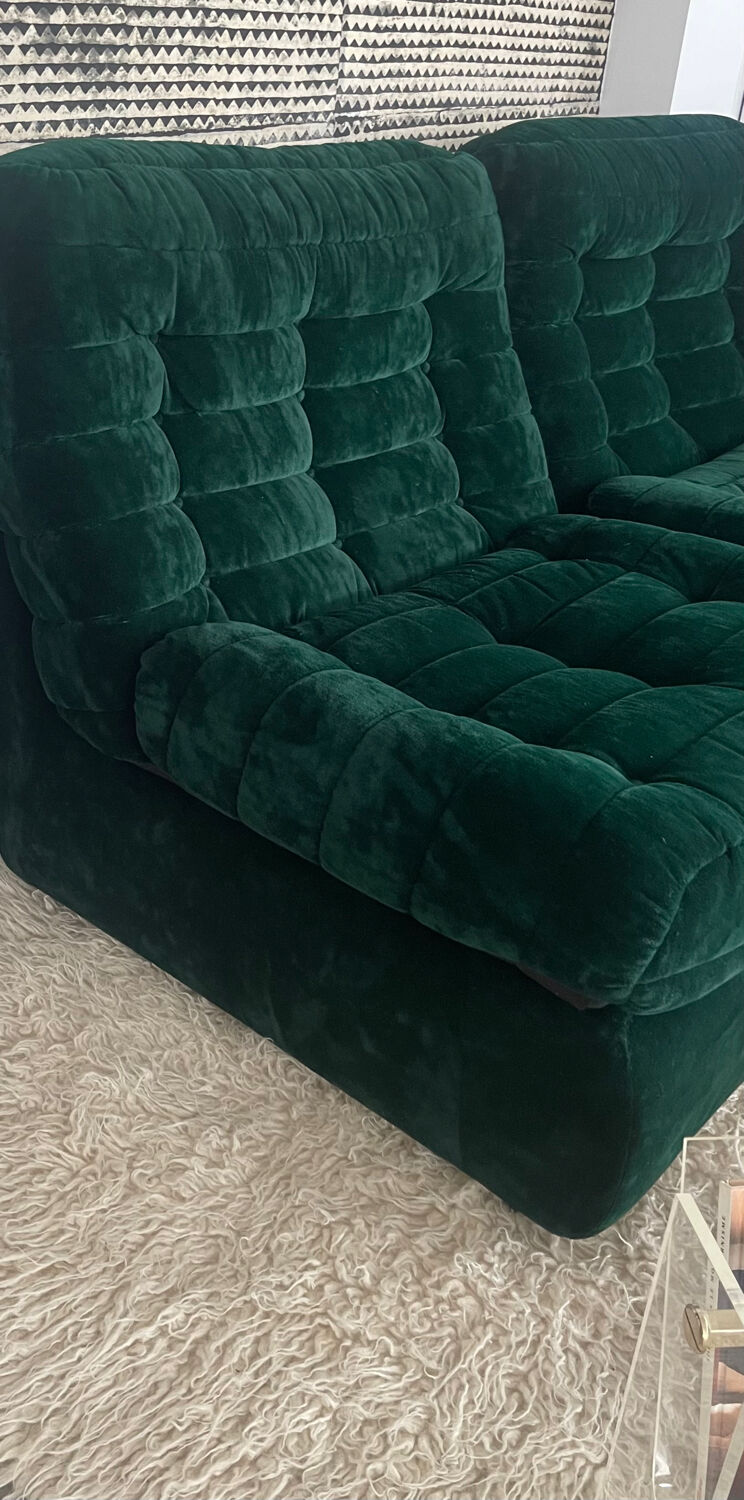 Velvet sofa 1970