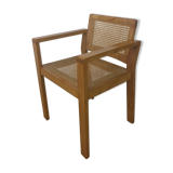 1960 armrest cannest chair